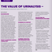 The value of urinalysis