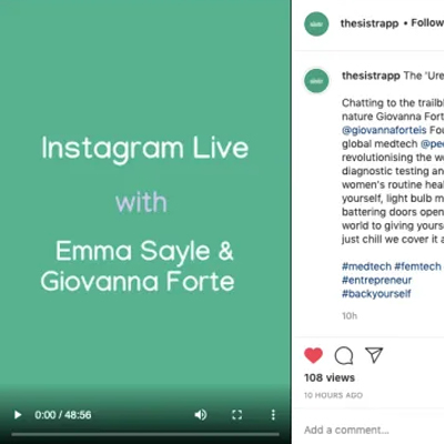 Forte Medical on Instagram Live